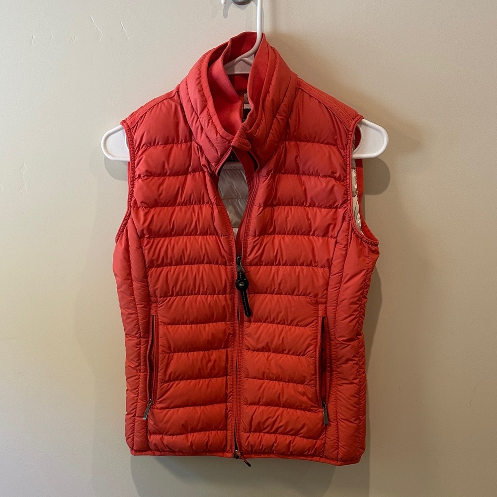Parajumpers Red and White Lightweight Vest from Gorsuch